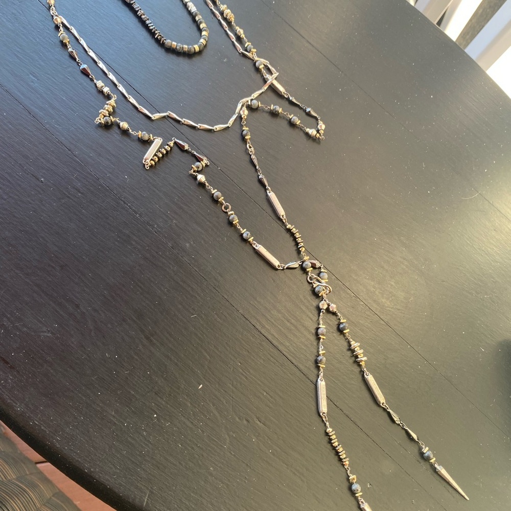 Silpada silver lariat necklace. Can be worn multiple ways.